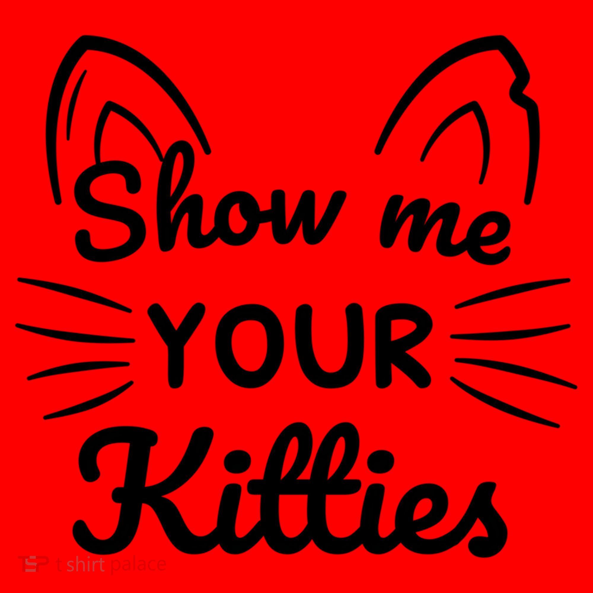 Show Me Your Kitties Dirty Cat Pun Gift Santa Hat