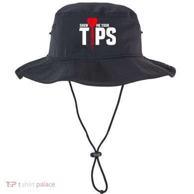 Show Me Your Tips Gift Funny Dart Quote Meme Gift Bucket Hat