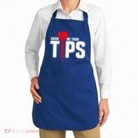 Show Me Your Tips Gift Funny Dart Quote Meme Gift Apron thumb 2