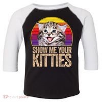 Show Me Your Kitties Great Gift Toddler Fine Jersey T-Shirt thumb 0