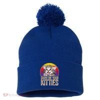 Show Me Your Kitties Great Gift Pom Pom 12in Knit Beanie thumb 0