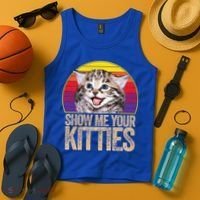 Show Me Your Kitties Great Gift Tank Top thumb 4