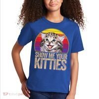 Show Me Your Kitties Great Gift Kids T-Shirt thumb 2