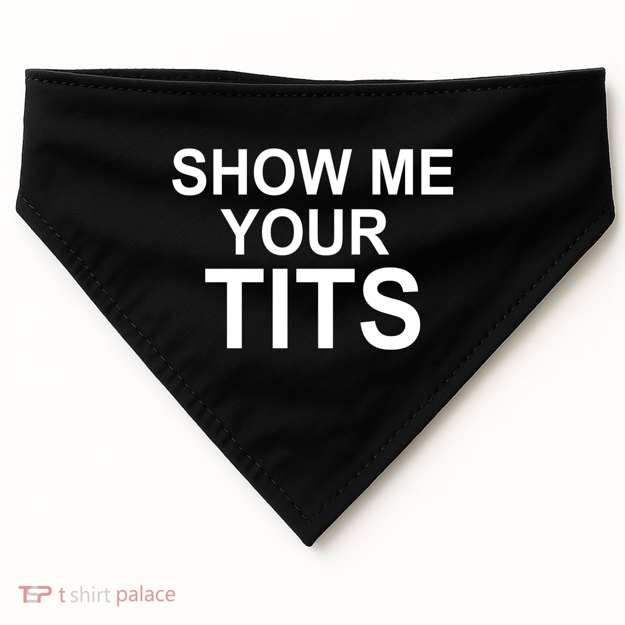 Show Me Your Tits USA-Made Doggie Bandana