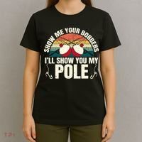 Show Me Your Bobbers for a Adult Humor Fishing T-Shirt thumb 4