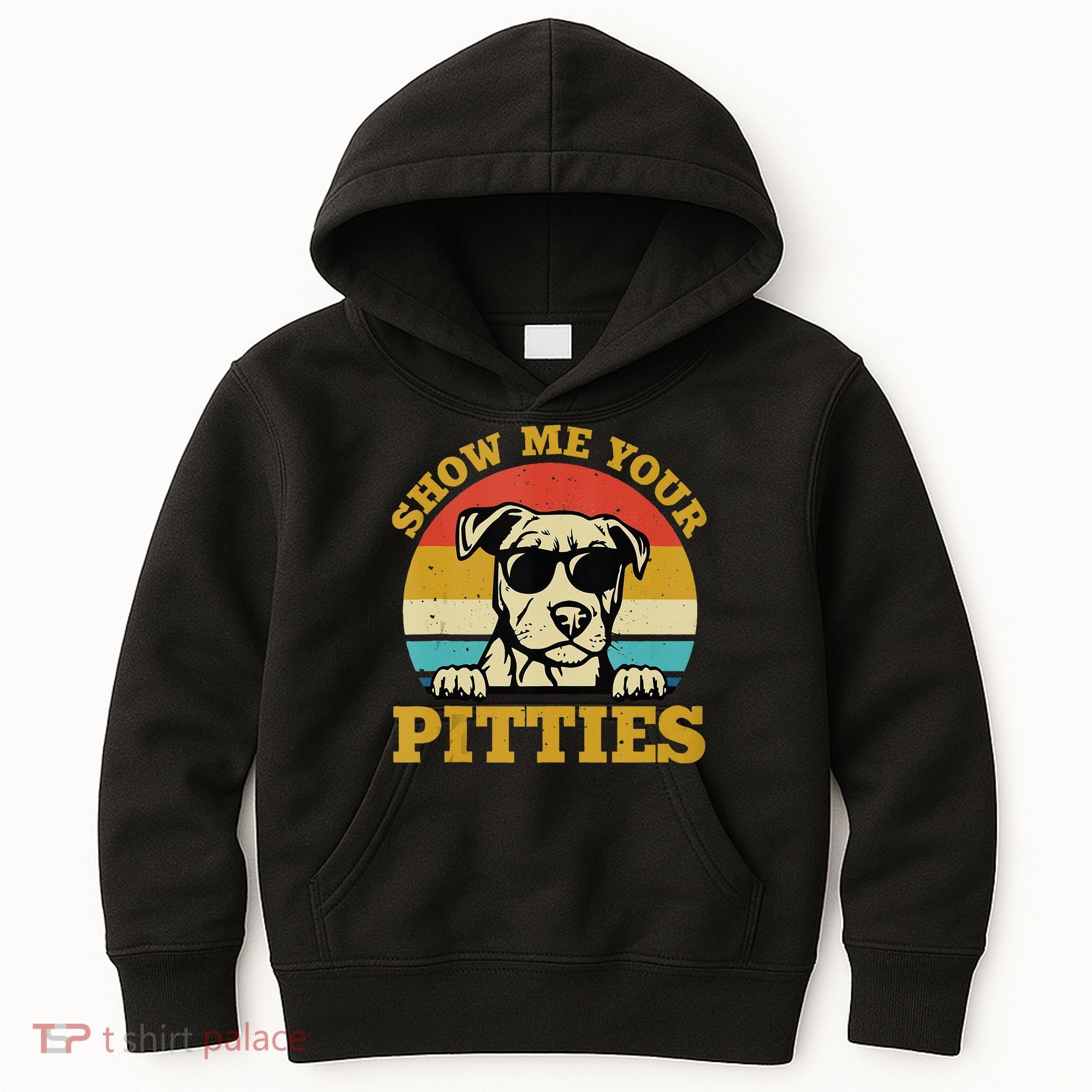 Show Me Your Pitties Funny Pitbull Dog Lovers Kids Hoodie