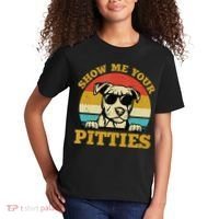 Show Me Your Pitties Funny Pitbull Dog Lovers Kids T-Shirt thumb 2