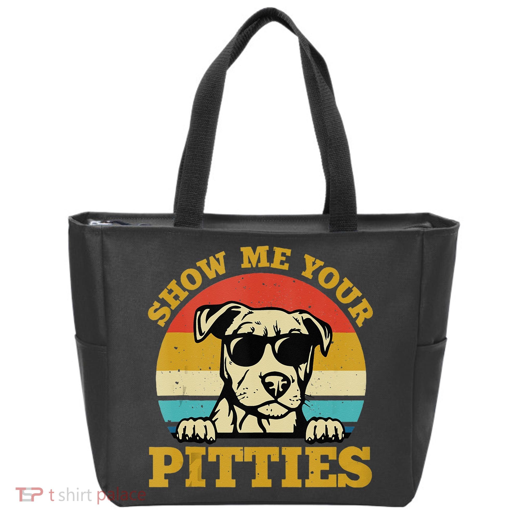Show Me Your Pitties Funny Pitbull Dog Lovers Tote Bag