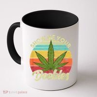 Show Me Your Doobies Marijuana Weed Cannabis Coffee Mug thumb 0