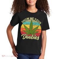 Show Me Your Doobies Marijuana Weed Cannabis Kids T-Shirt thumb 2