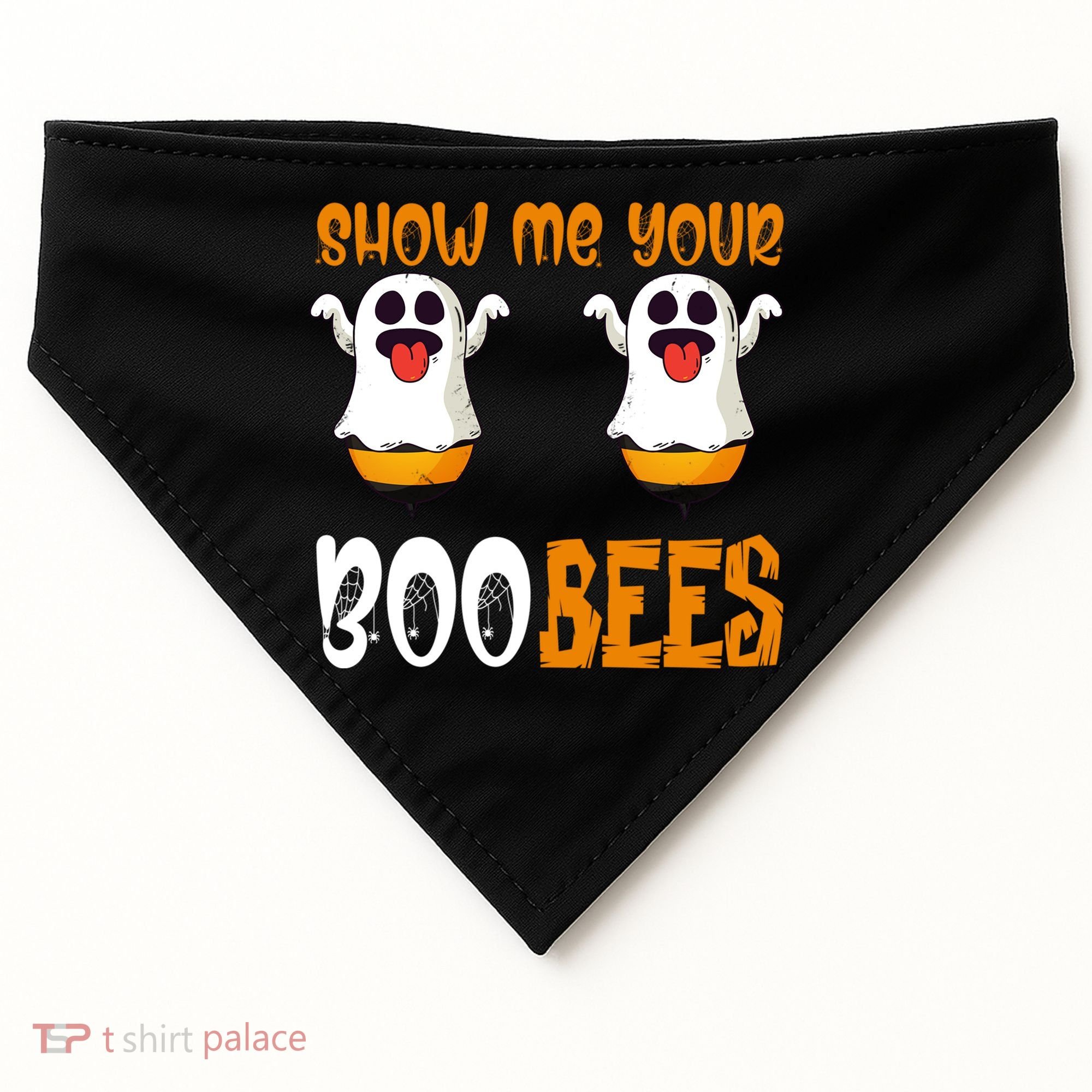 Show Me Your Boo Bees Matching Couples Halloween Costume Cute Gift USA-Made Doggie Bandana