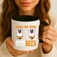 Show Me Your Boo Bees Matching Couples Halloween Costume Cute Gift Coffee Mug thumb 3