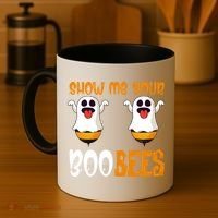 Show Me Your Boo Bees Matching Couples Halloween Costume Cute Gift Coffee Mug thumb 4