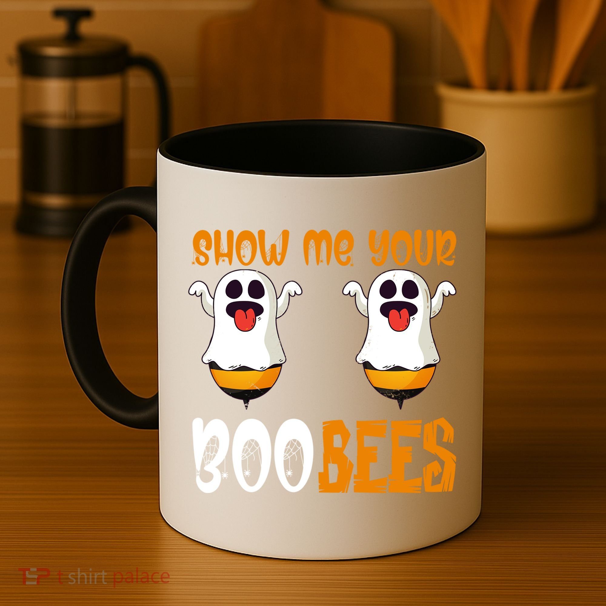 Show Me Your Boo Bees Matching Couples Halloween Costume Cute Gift Coffee Mug
