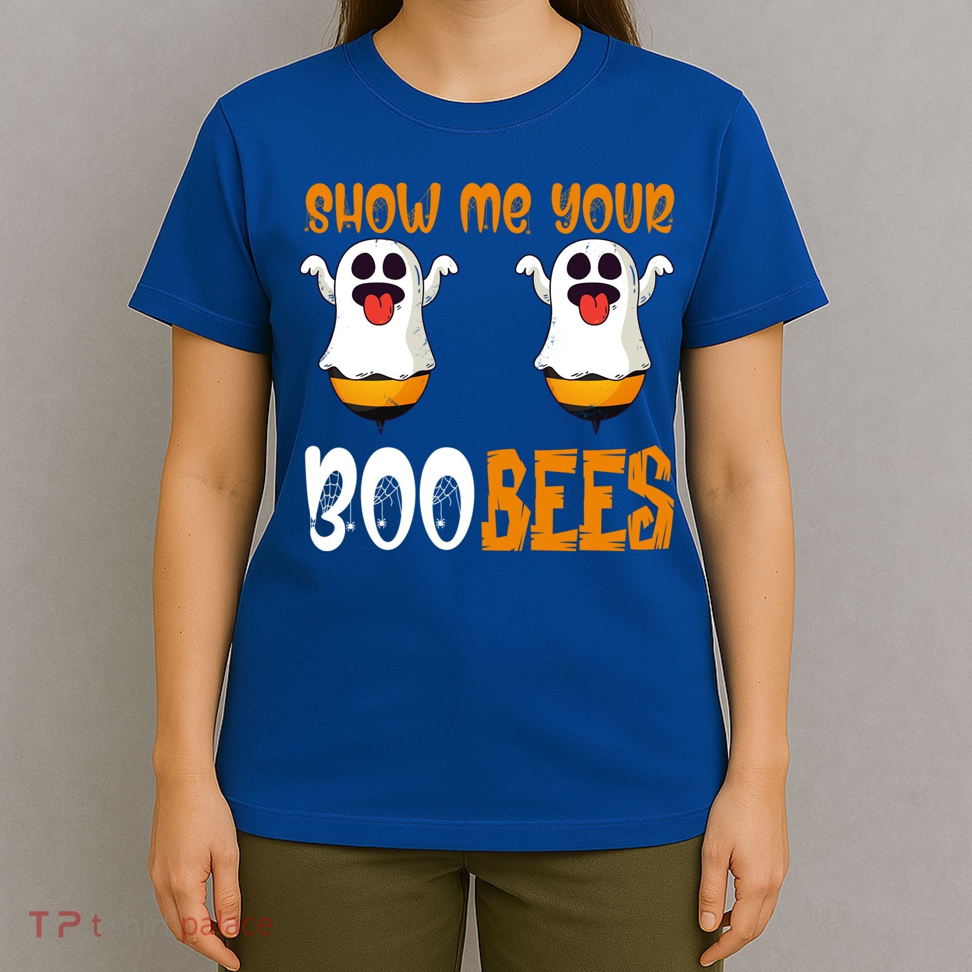 Show Me Your Boo Bees Matching Couples Halloween Costume Cute Gift T-Shirt