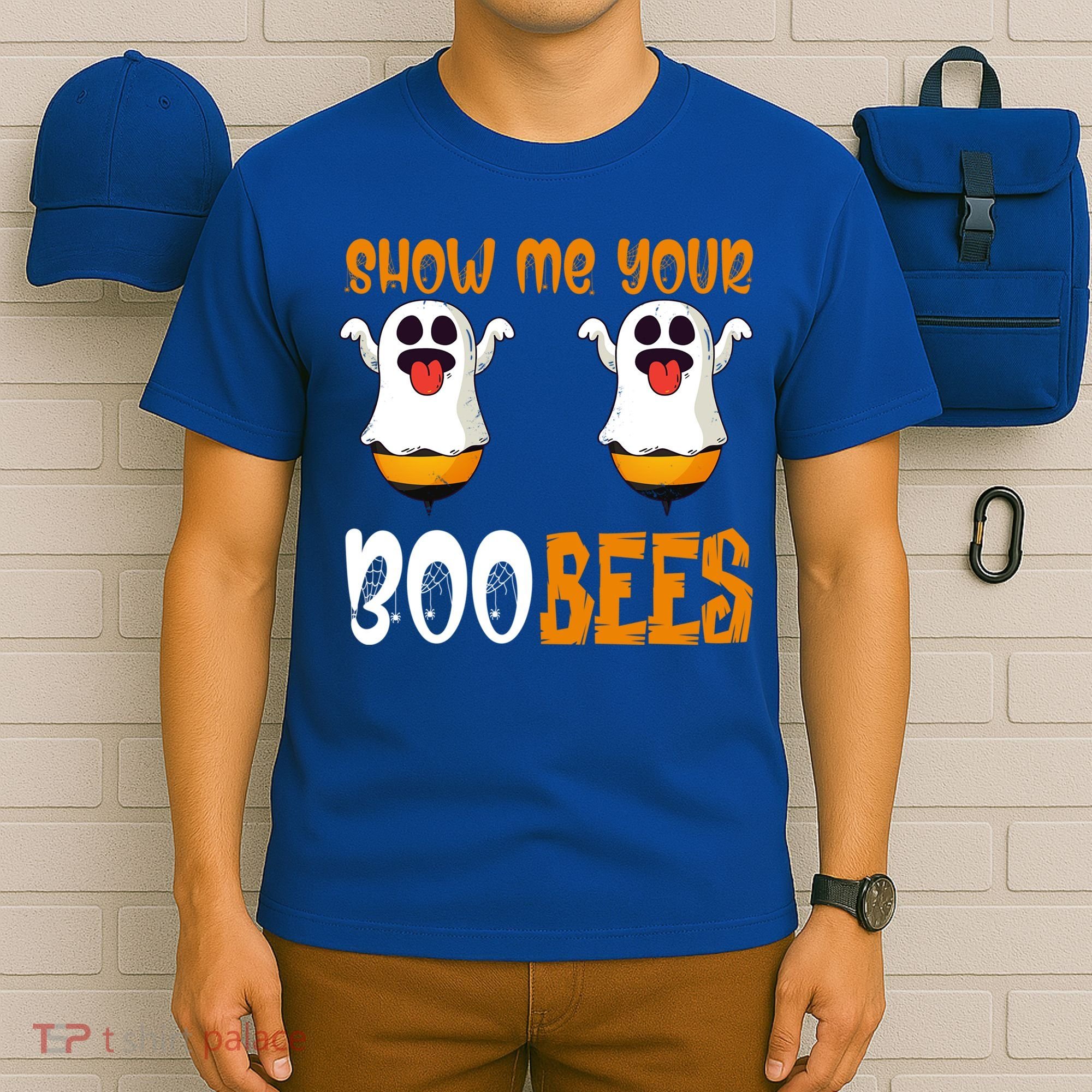 Show Me Your Boo Bees Matching Couples Halloween Costume Cute Gift T-Shirt