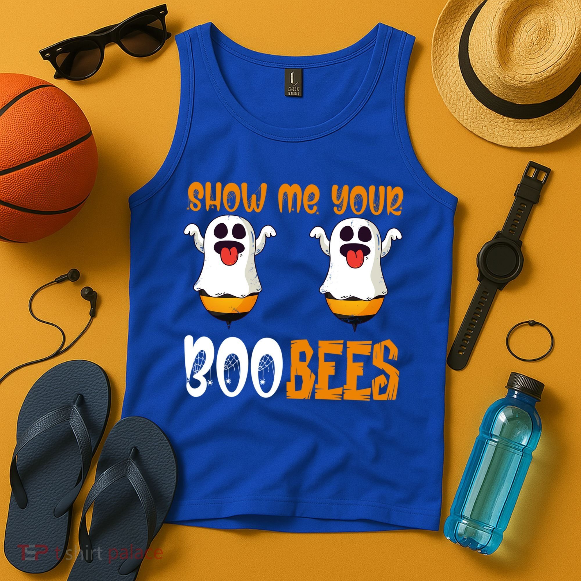 Show Me Your Boo Bees Matching Couples Halloween Costume Cute Gift Tank Top