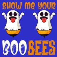 Show Me Your Boo Bees Matching Couples Halloween Costume Cute Gift Women's Long Sleeve Shirt thumb 2