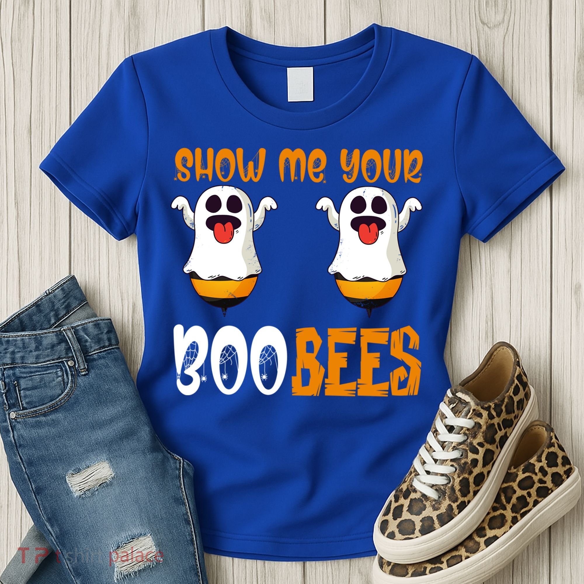 Show Me Your Boo Bees Matching Couples Halloween Costume Cute Gift Women's T-Shirt