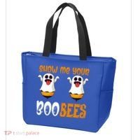 Show Me Your Boo Bees Matching Couples Halloween Costume Cute Gift Tote Bag thumb 3