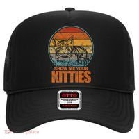 Show Me Your Kitties Funny Cat Lover Premium Hat thumb 0