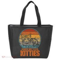 Show Me Your Kitties Funny Cat Lover Premium Tote Bag thumb 0