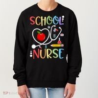 School Nurse Appreciation Nursing Nurse Day & Nurse Week Women's Sweatshirt thumb 0