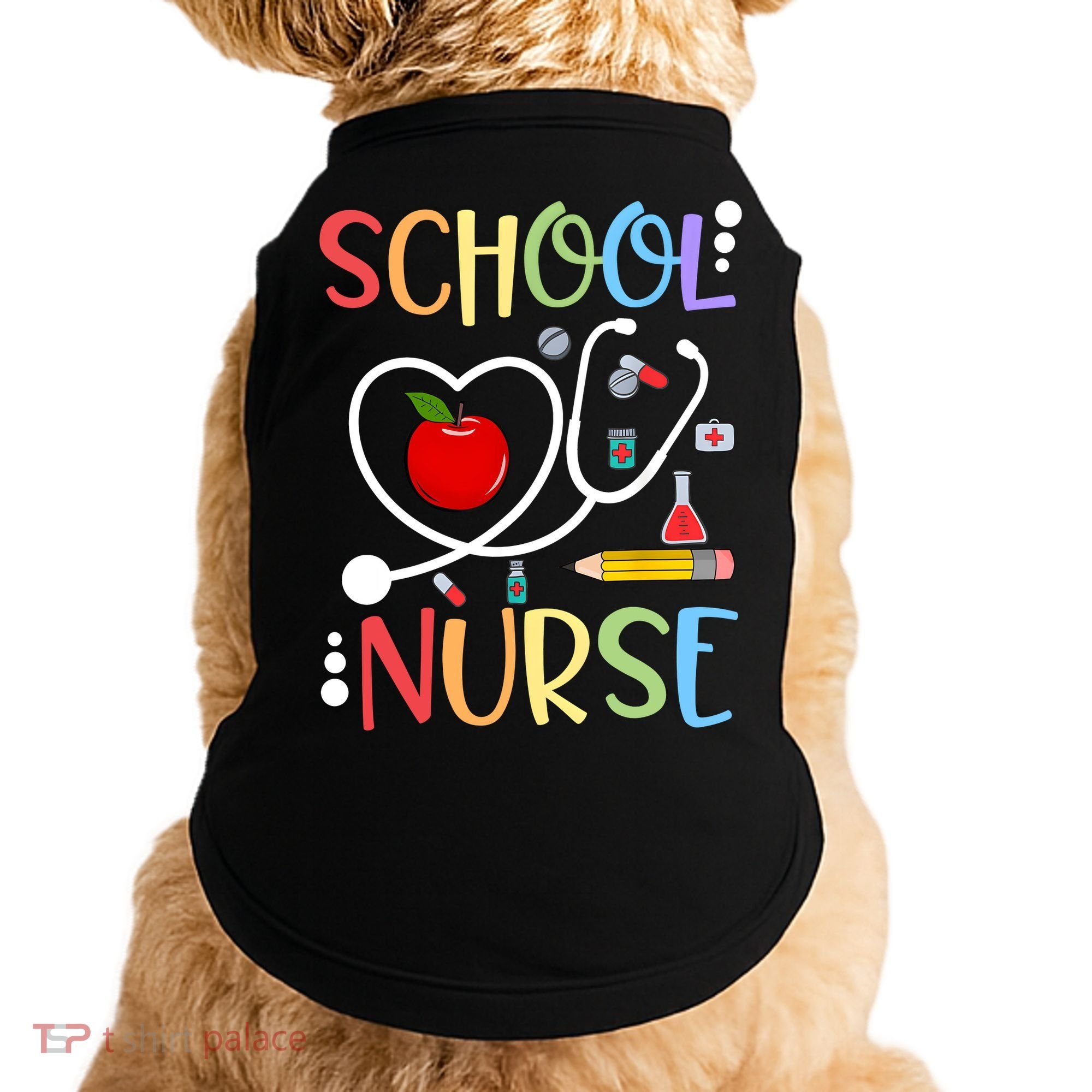 School Nurse Appreciation Nursing Nurse Day & Nurse Week Doggie Tank