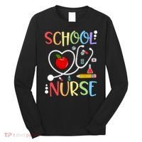 School Nurse Appreciation Nursing Nurse Day & Nurse Week Long Sleeve Shirt thumb 0