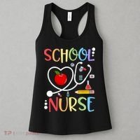 School Nurse Appreciation Nursing Nurse Day & Nurse Week Women's Tank Top thumb 3