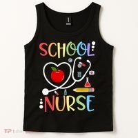 School Nurse Appreciation Nursing Nurse Day & Nurse Week Tank Top thumb 2
