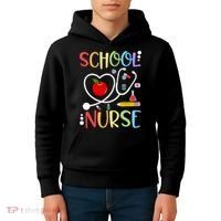 School Nurse Appreciation Nursing Nurse Day & Nurse Week Kids Hoodie thumb 4
