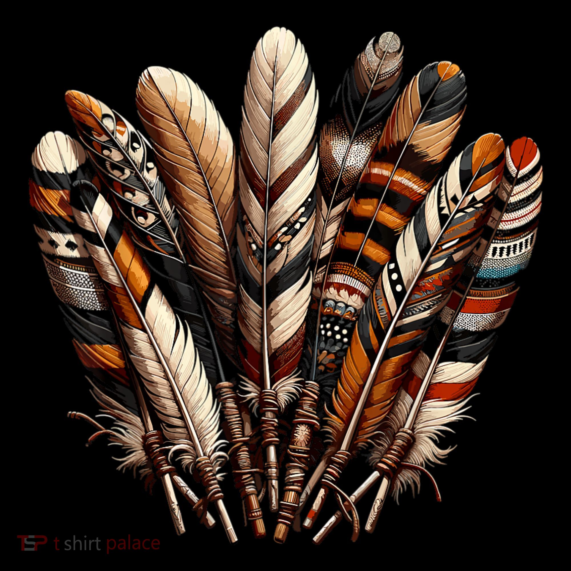 Southwest Native American Indian Feather Women's Hoodie