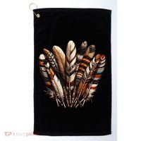 Southwest Native American Indian Feather Golf Towel thumb 0