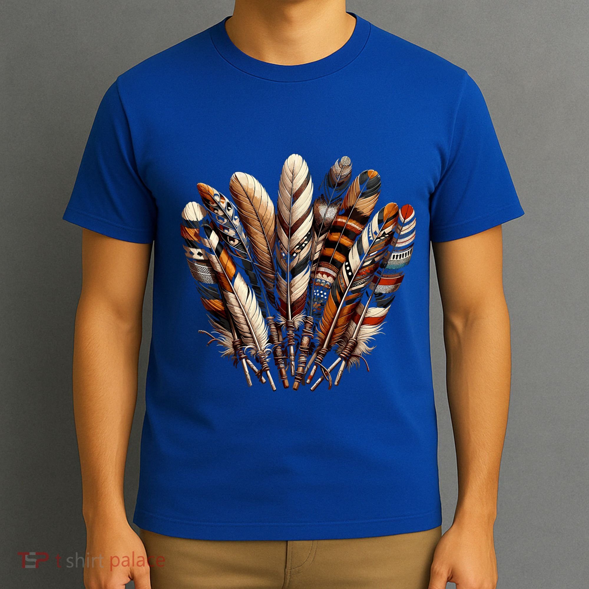 Southwest Native American Indian Feather T-Shirt