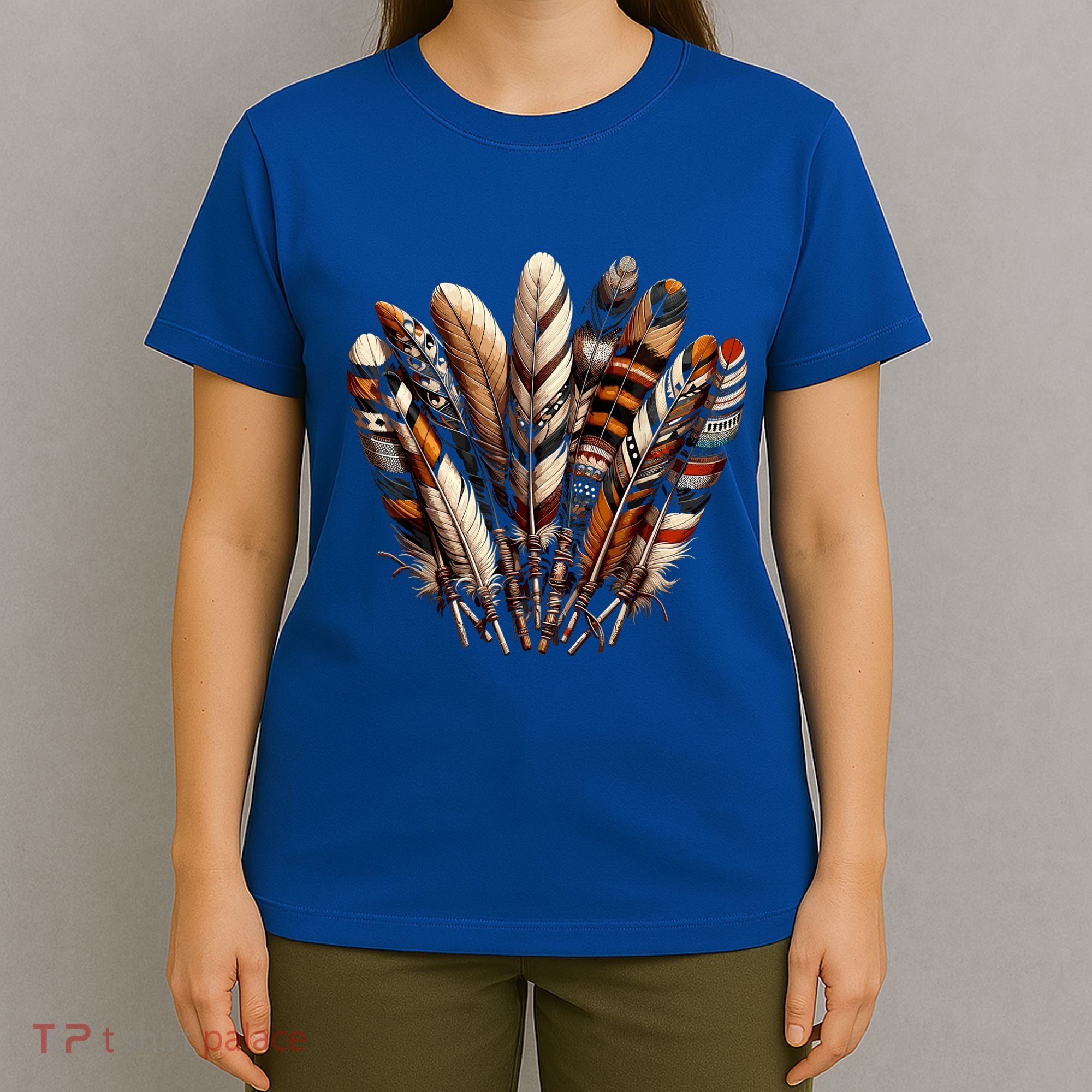 Southwest Native American Indian Feather T-Shirt