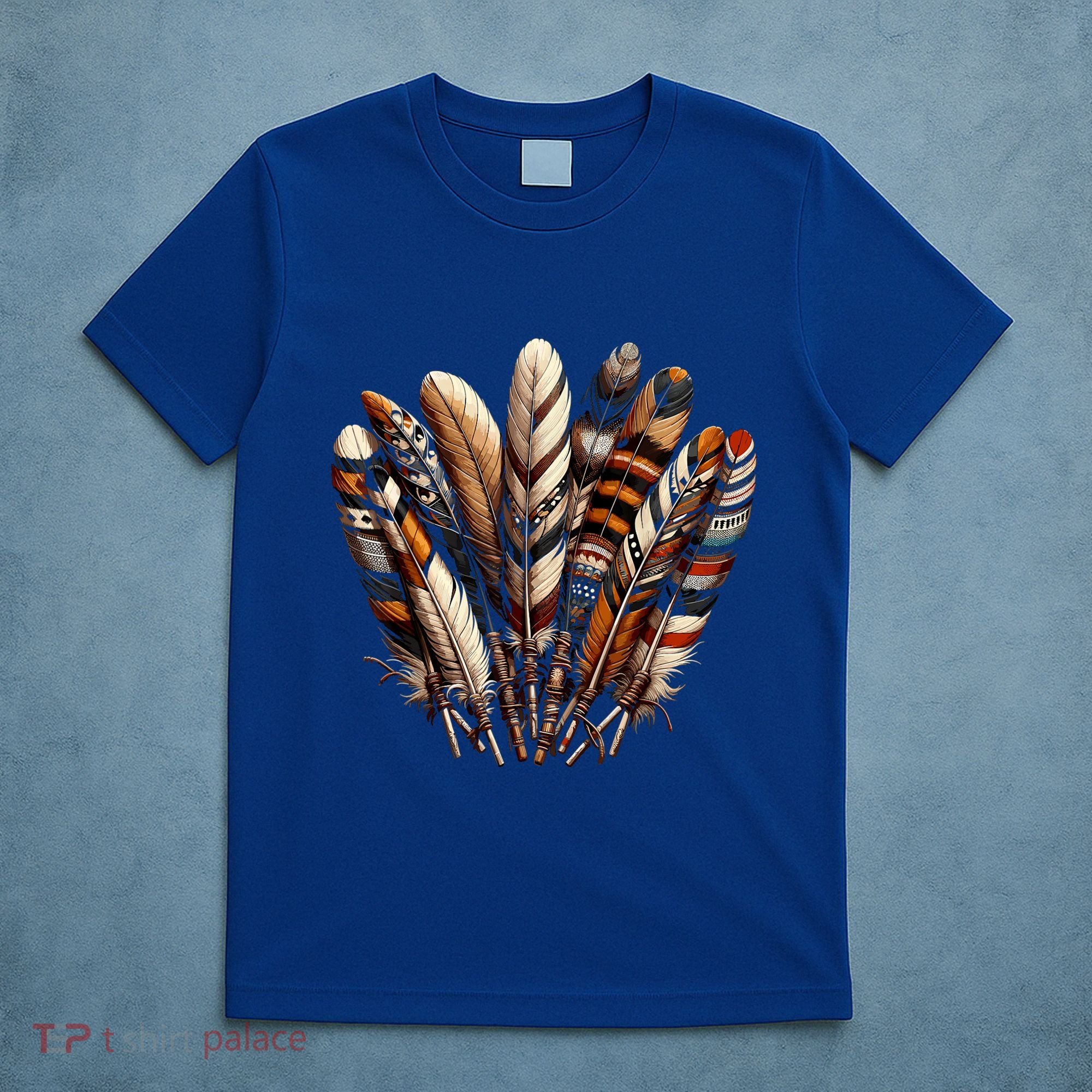 Southwest Native American Indian Feather T-Shirt