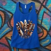 Southwest Native American Indian Feather Women's Tank Top thumb 3