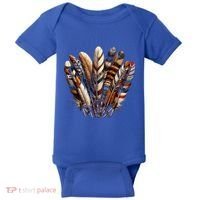 Southwest Native American Indian Feather Baby Bodysuit thumb 0