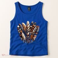 Southwest Native American Indian Feather Tank Top thumb 2
