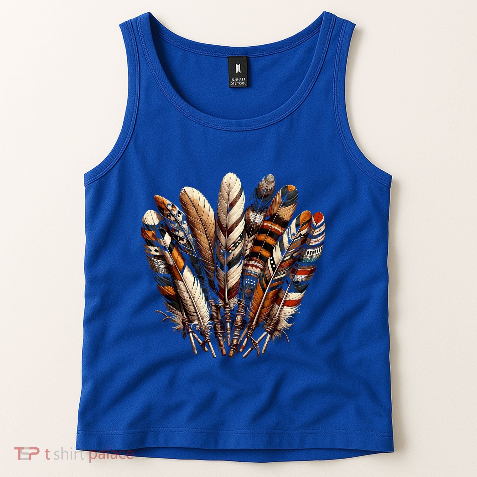 Southwest Native American Indian Feather Tank Top