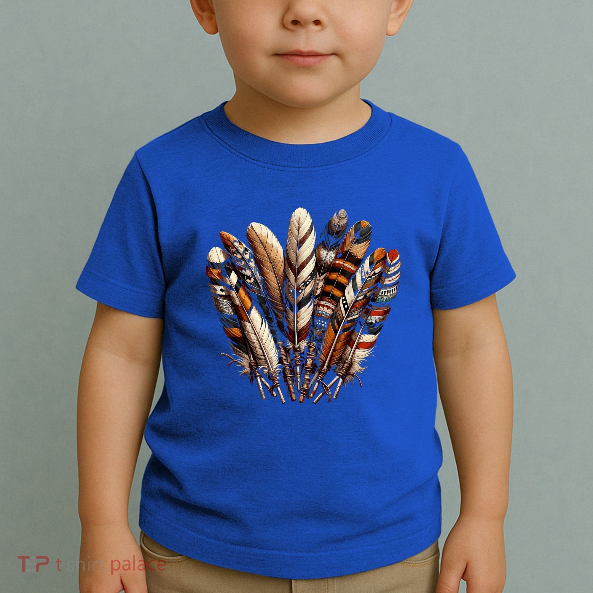 Southwest Native American Indian Feather Toddler T-Shirt