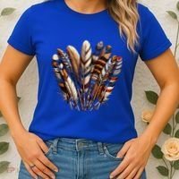 Southwest Native American Indian Feather Women's T-Shirt thumb 2