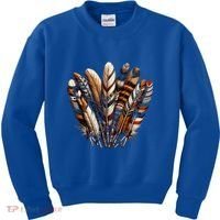 Southwest Native American Indian Feather Kids Sweatshirt thumb 0