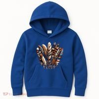 Southwest Native American Indian Feather Kids Hoodie thumb 0