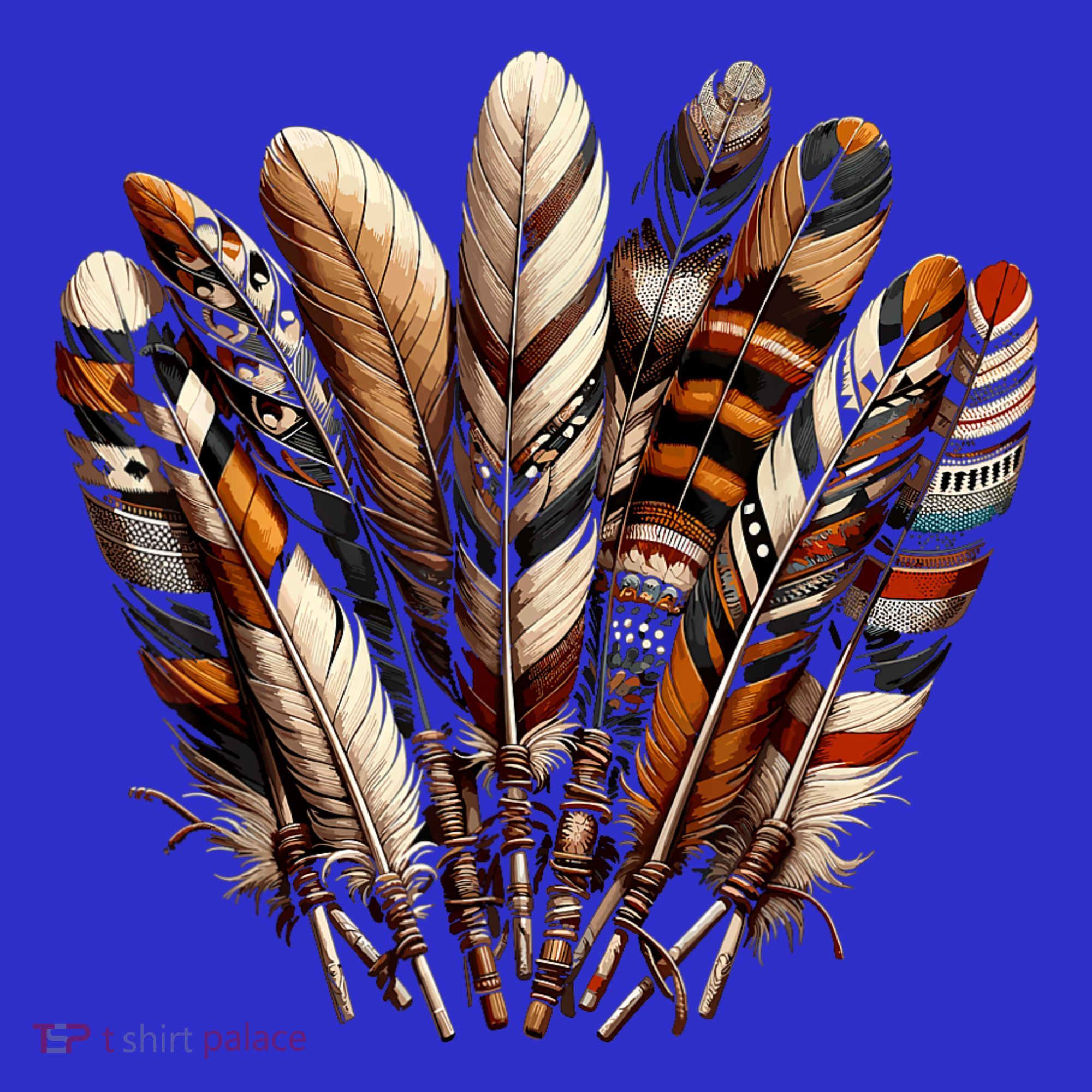 Southwest Native American Indian Feather Tote Bag