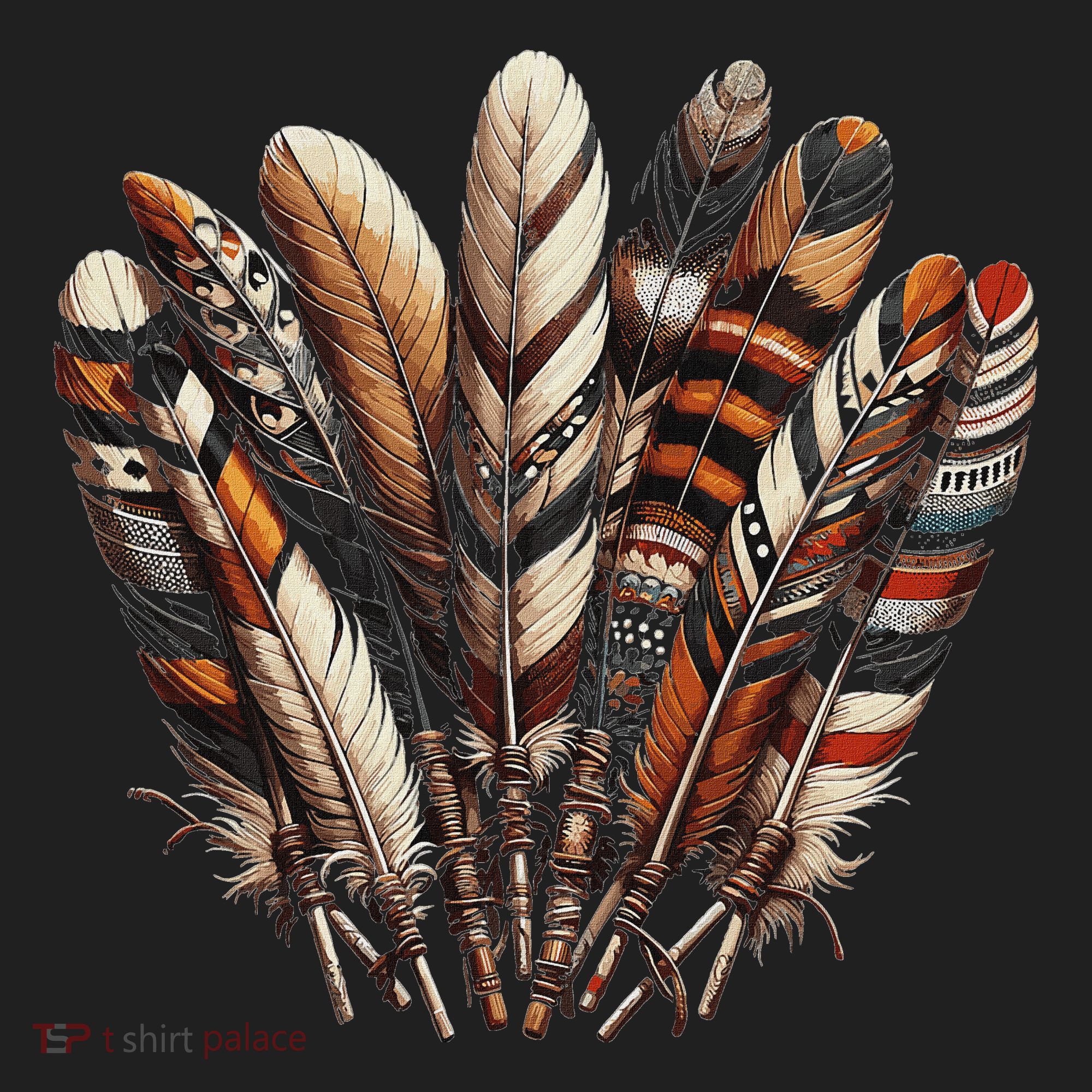 Southwest Native American Indian Feather Women's Sweatshirt