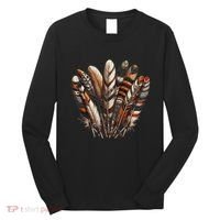 Southwest Native American Indian Feather Long Sleeve Shirt thumb 0