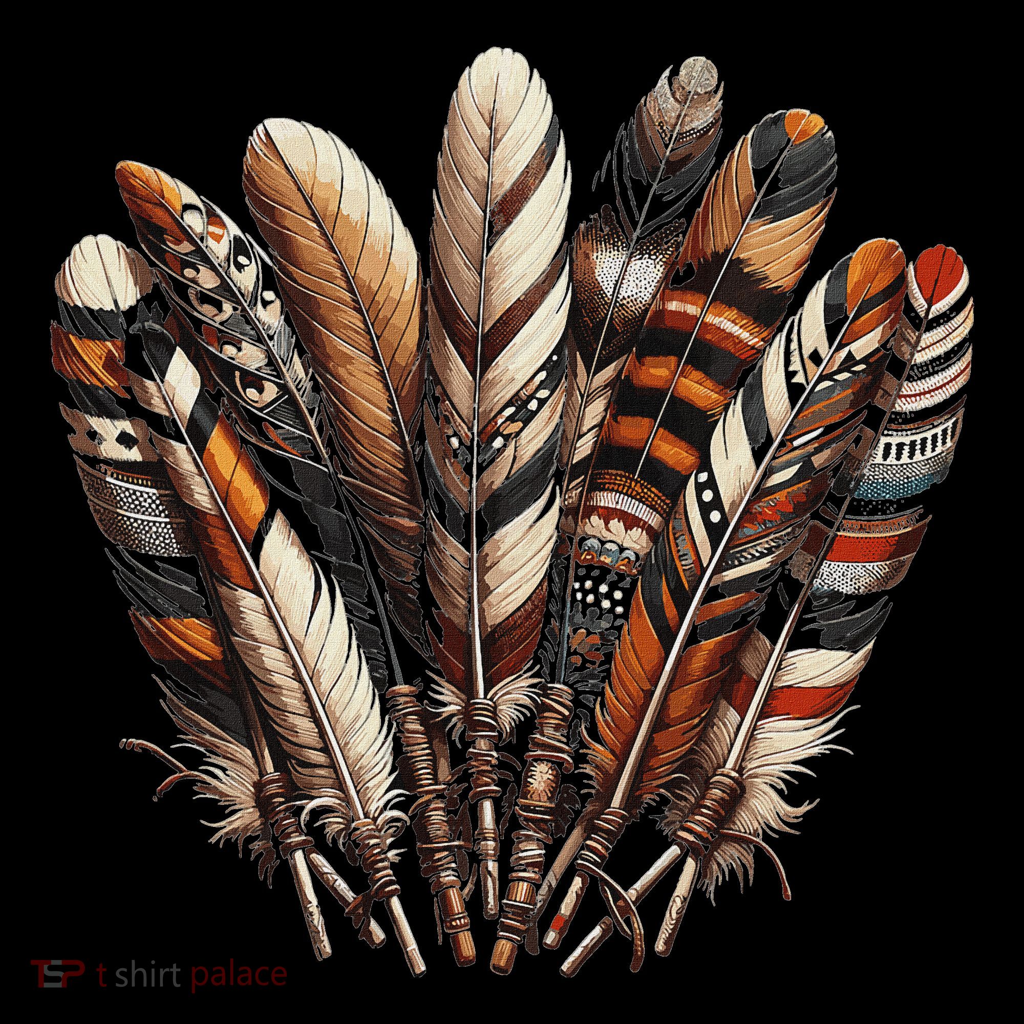 Southwest Native American Indian Feather Sweatshirt