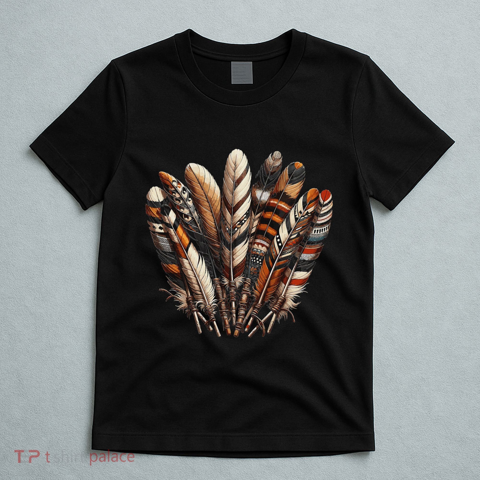 Southwest Native American Indian Feather T-Shirt